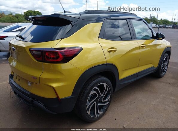KL79MTSL9RB043447 2024 CHEVROLET TRAILBLAZER Yellow Rear right