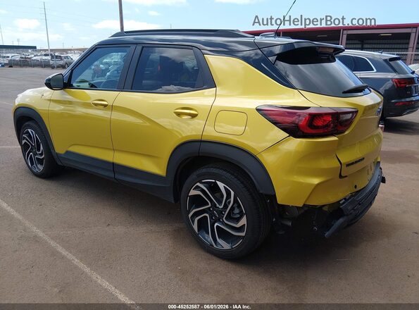 KL79MTSL9RB043447 2024 CHEVROLET TRAILBLAZER Yellow Rear left