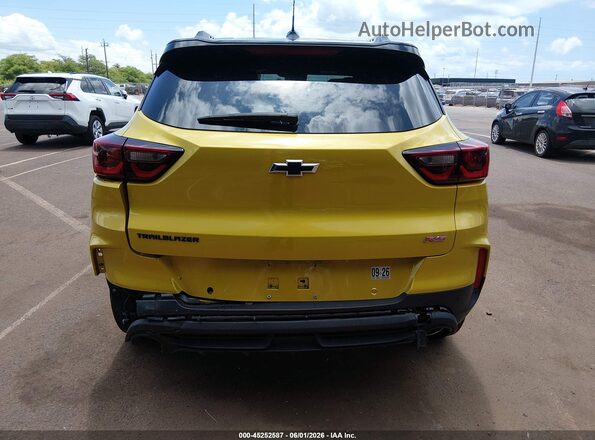 KL79MTSL9RB043447 2024 CHEVROLET TRAILBLAZER Yellow Front view