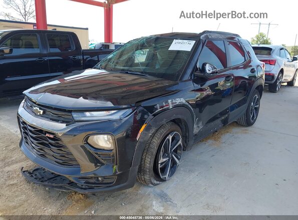 KL79MTSLXPB131775 2023 CHEVROLET TRAILBLAZER Черный Передняя левая четверть