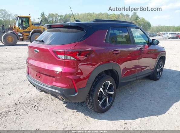 KL79MUSL0NB135238 2022 CHEVROLET TRAILBLAZER Red Tył prawy