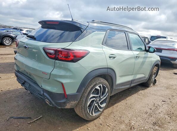 KL79MUSL0RB092591 2024 CHEVROLET TRAILBLAZER Зеленый Задняя правая четверть