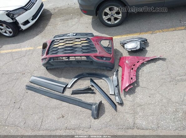KL79MUSL2MB122585 2021 CHEVROLET TRAILBLAZER Red 