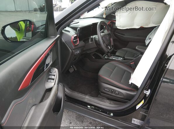 KL79MUSL2RB067854 2024 CHEVROLET TRAILBLAZER Black Front interior view