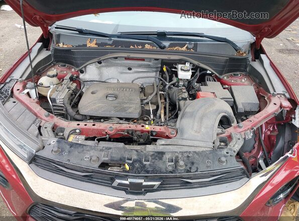 KL79MUSL3NB062544 2022 CHEVROLET TRAILBLAZER Red Rear view