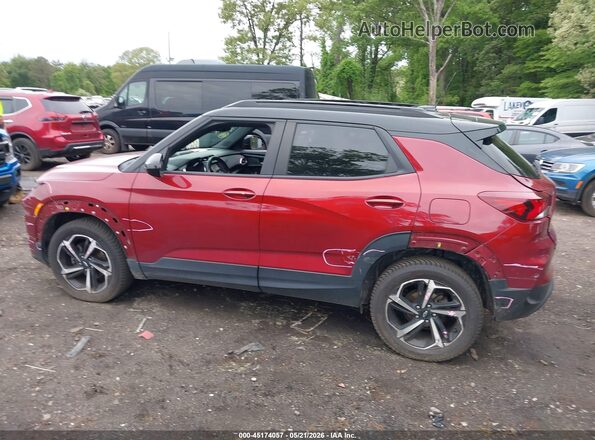 KL79MUSL3NB062544 2022 CHEVROLET TRAILBLAZER Red 360 interior view