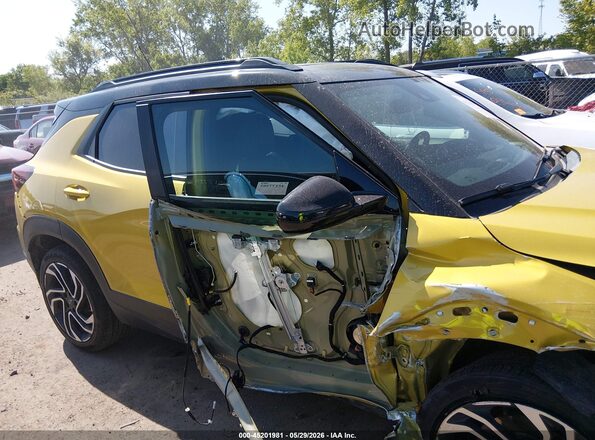 KL79MUSL5RB151327 2024 CHEVROLET TRAILBLAZER Yellow Սալոնի հետևի տեսք
