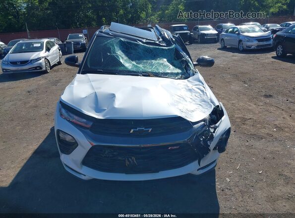 KL79MUSL6MB126977 2021 CHEVROLET TRAILBLAZER White Вид щитка приладів