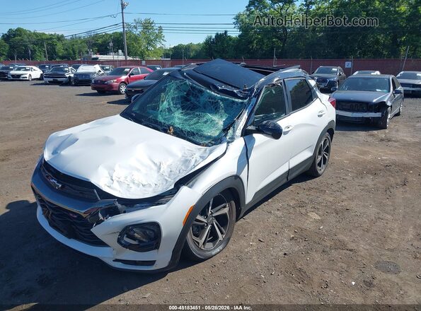 KL79MUSL6MB126977 2021 CHEVROLET TRAILBLAZER White Вид спереду