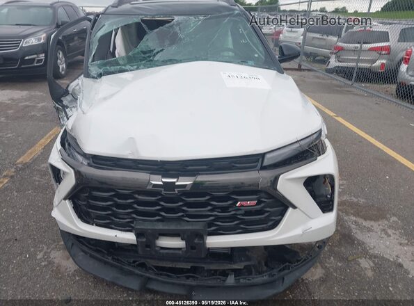 KL79MUSL7SB151514 2025 CHEVROLET TRAILBLAZER White Առջևի վահանակի տեսք