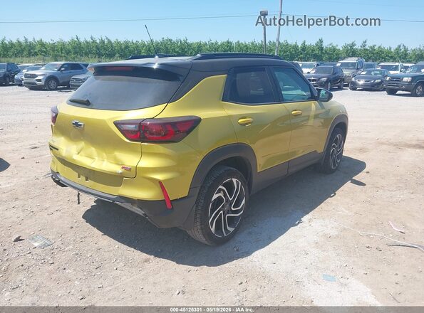 KL79MUSL8RB126423 2024 CHEVROLET TRAILBLAZER Yellow Հետևի աջ
