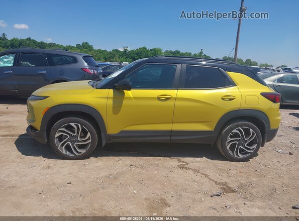 KL79MUSL8RB126423 2024 CHEVROLET TRAILBLAZER Yellow Սալոնի 360 աստիճան տեսք