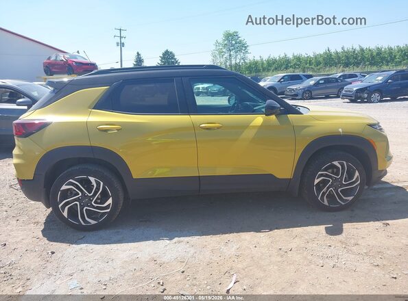 KL79MUSL8RB126423 2024 CHEVROLET TRAILBLAZER Yellow Սալոնի հետևի տեսք
