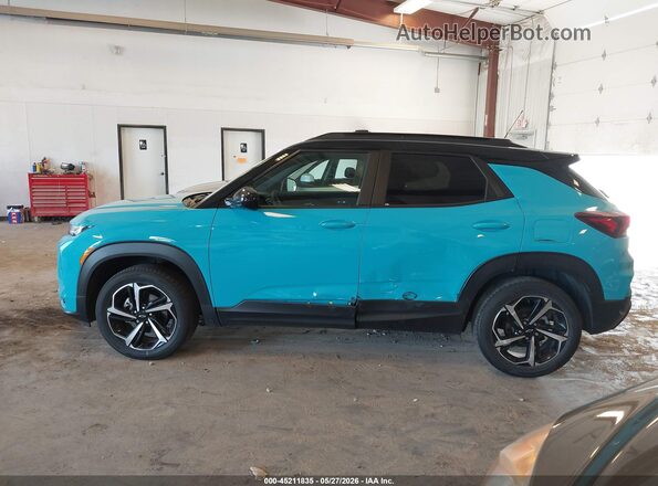 KL79MUSL9MB134359 2021 CHEVROLET TRAILBLAZER Turquoise 