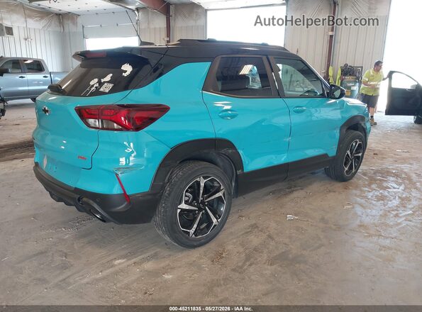 KL79MUSL9MB134359 2021 CHEVROLET TRAILBLAZER Turquoise 