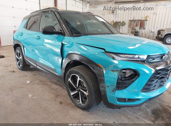 KL79MUSL9MB134359 2021 CHEVROLET TRAILBLAZER Turquoise 