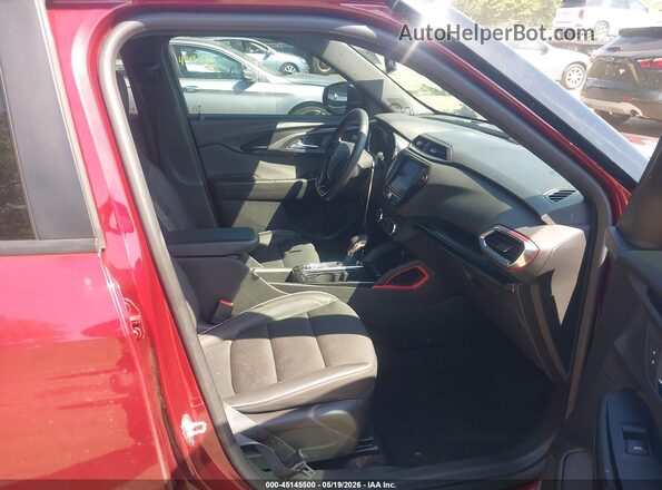 KL79MUSL9PB050885 2023 CHEVROLET TRAILBLAZER Burgundy Front interior view