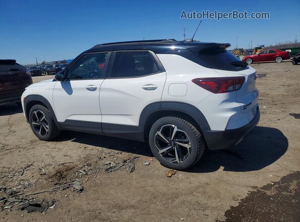 KL79MUSLXMB023951 2021 CHEVROLET TRAILBLAZER White Rear left