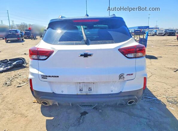 KL79MUSLXMB023951 2021 CHEVROLET TRAILBLAZER White Rear view