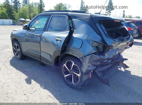 KL79MUSLXMB148433 2021 CHEVROLET TRAILBLAZER Gray Задня ліва чверть