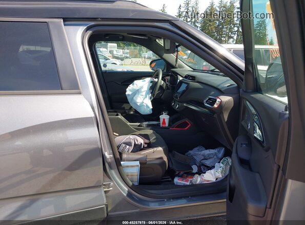 KL79MUSLXMB148433 2021 CHEVROLET TRAILBLAZER Gray Вид салону спереду