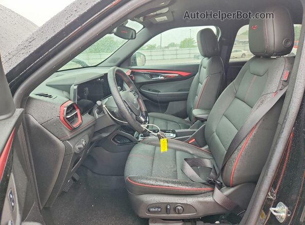 KL79MUSLXRB144454 2024 CHEVROLET TRAILBLAZER Black Widok wnętrza z przodu