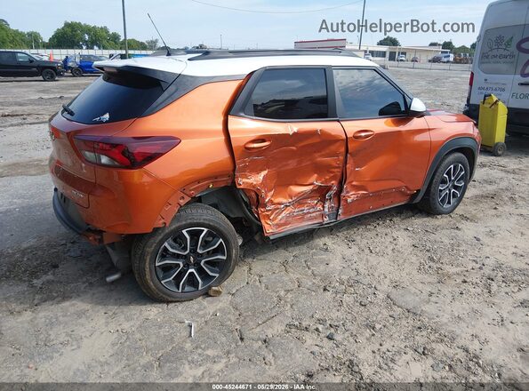KL79MVSL0PB091427 2023 CHEVROLET TRAILBLAZER Оранжевый Задняя правая четверть