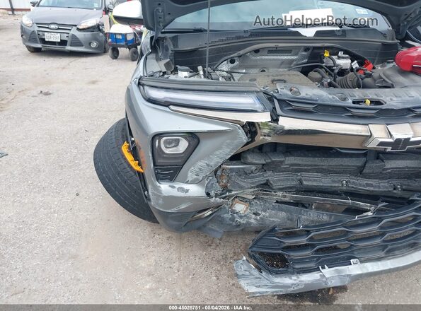 KL79MVSL1RB143487 2024 CHEVROLET TRAILBLAZER Gray Вид спереду