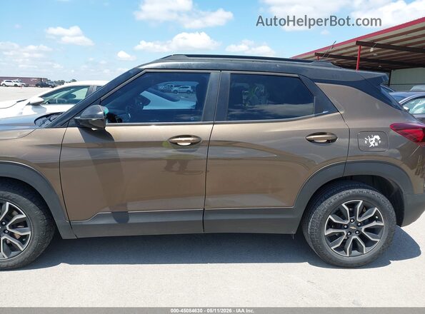 KL79MVSL3MB023408 2021 CHEVROLET TRAILBLAZER Brown Widok wnętrza 360 stopni
