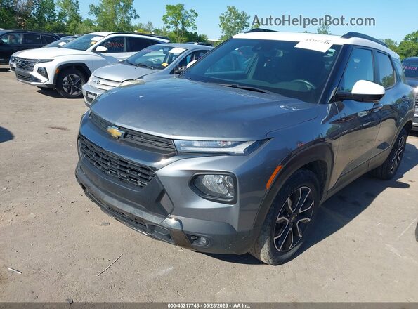 KL79MVSL7NB075092 2022 CHEVROLET TRAILBLAZER Gray 