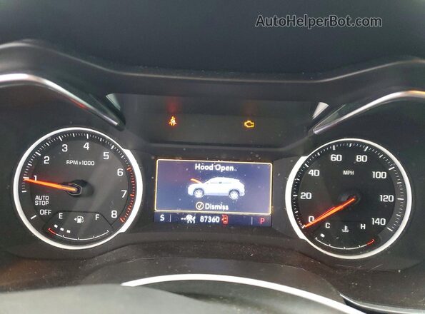 KL79MVSLXMB130147 2021 CHEVROLET TRAILBLAZER Two Tone ხელსაწყოთა პანელის ხედი