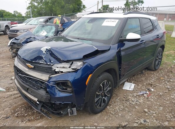 KL79MVSLXNB128366 2022 CHEVROLET TRAILBLAZER Blue 