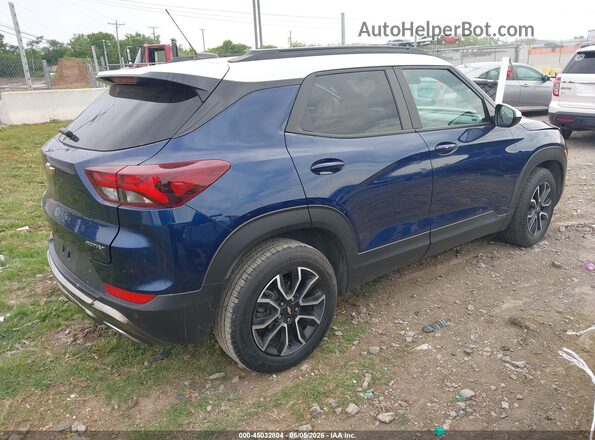 KL79MVSLXNB128366 2022 CHEVROLET TRAILBLAZER Blue 