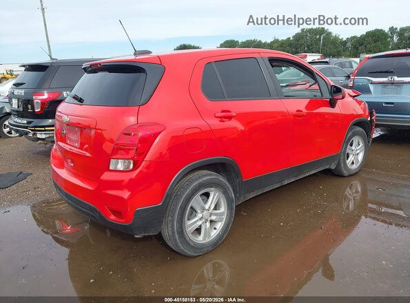 KL7CJKSB1LB334435 2020 CHEVROLET TRAX Red უკანა მარჯვენა