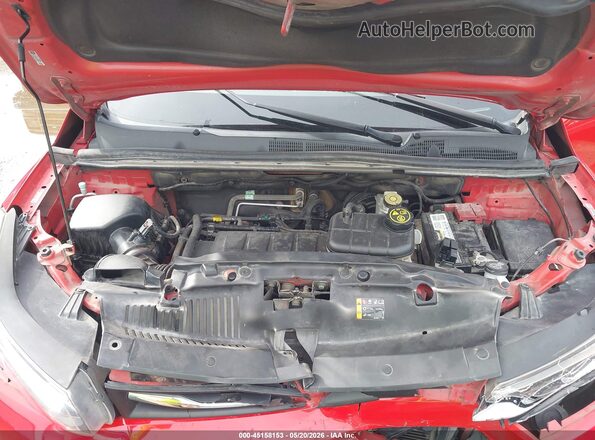 KL7CJKSB1LB334435 2020 CHEVROLET TRAX Red უკანა ხედი
