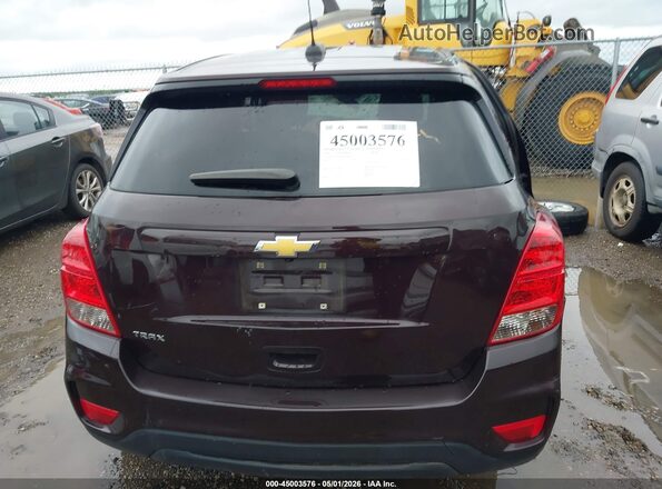 KL7CJKSB1MB313800 2021 CHEVROLET TRAX Maroon 