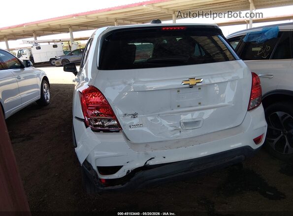 KL7CJKSB3JB544175 2018 CHEVROLET TRAX White Front view