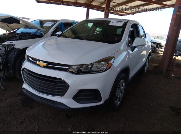 KL7CJKSB3JB544175 2018 CHEVROLET TRAX White Front left