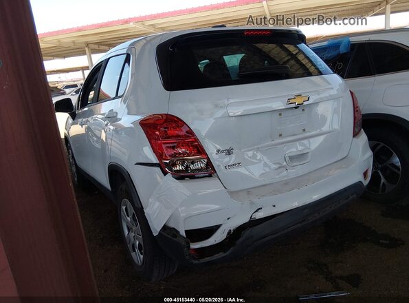 KL7CJKSB3JB544175 2018 CHEVROLET TRAX White Rear left
