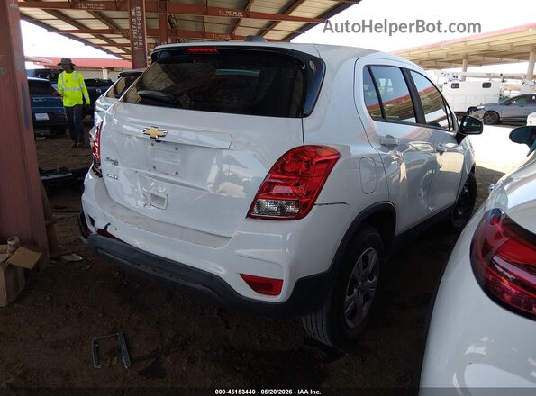 KL7CJKSB3JB544175 2018 CHEVROLET TRAX White Rear right