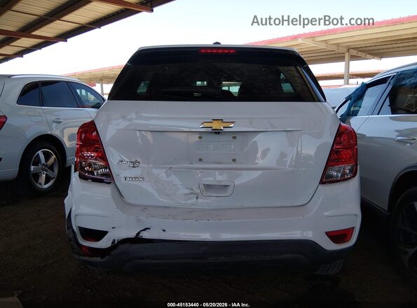 KL7CJKSB3JB544175 2018 CHEVROLET TRAX White 