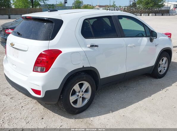 KL7CJKSB3LB314400 2020 CHEVROLET TRAX White Tył prawy