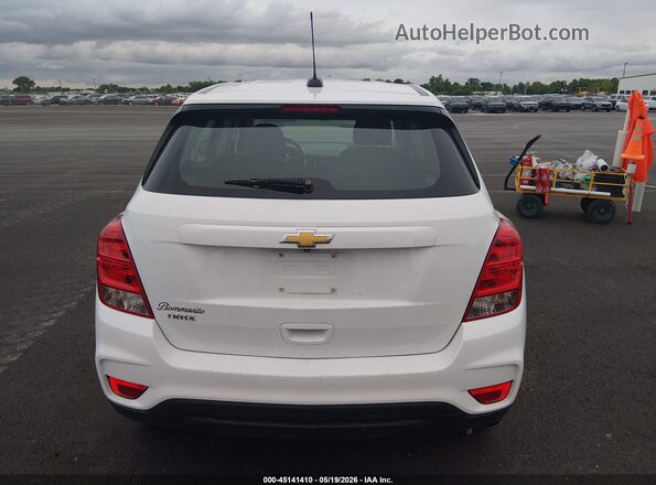 KL7CJKSB4JB555878 2018 CHEVROLET TRAX White 