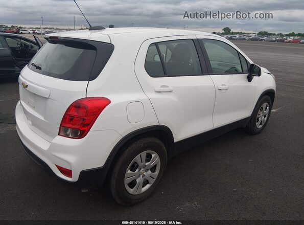 KL7CJKSB4JB555878 2018 CHEVROLET TRAX White Trasero derecho