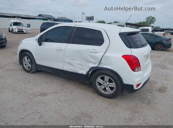 KL7CJKSB6MB304073 2021 CHEVROLET TRAX White წინა ხედი