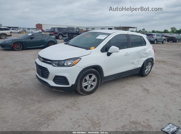 KL7CJKSB6MB304073 2021 CHEVROLET TRAX White წინა მარცხენა ხედი სამი მეოთხედიდან