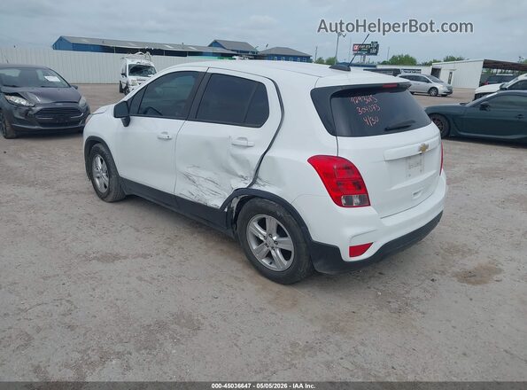 KL7CJKSB6MB304073 2021 CHEVROLET TRAX White უკანა მარცხენა