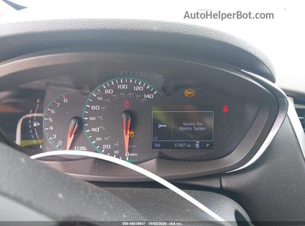 KL7CJKSB6MB304073 2021 CHEVROLET TRAX White უკანა სავარძლების ხედი