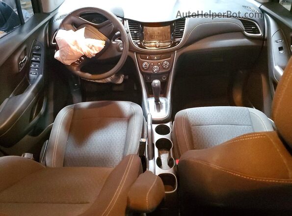 KL7CJKSB7LB088264 2020 CHEVROLET TRAX Black Widok deski rozdzielczej