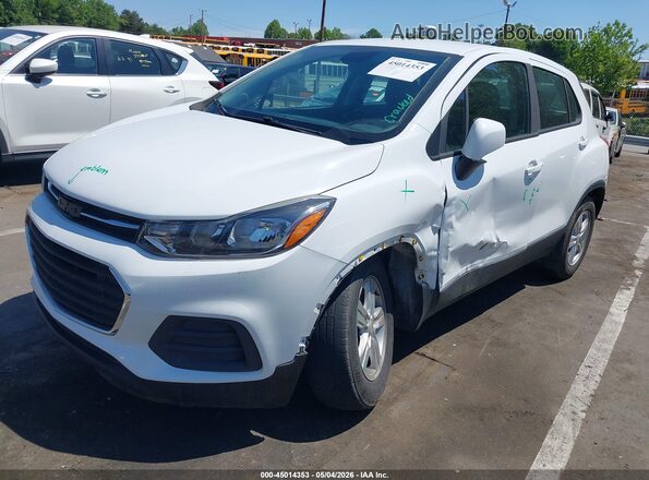 KL7CJKSB9LB065889 2020 CHEVROLET TRAX White Вид спереду